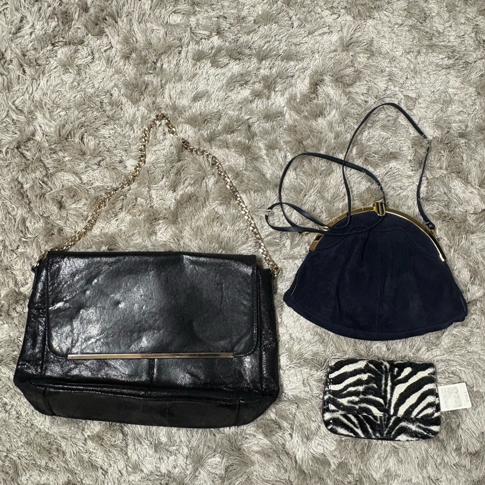 Bundle of 3 vintage handbags